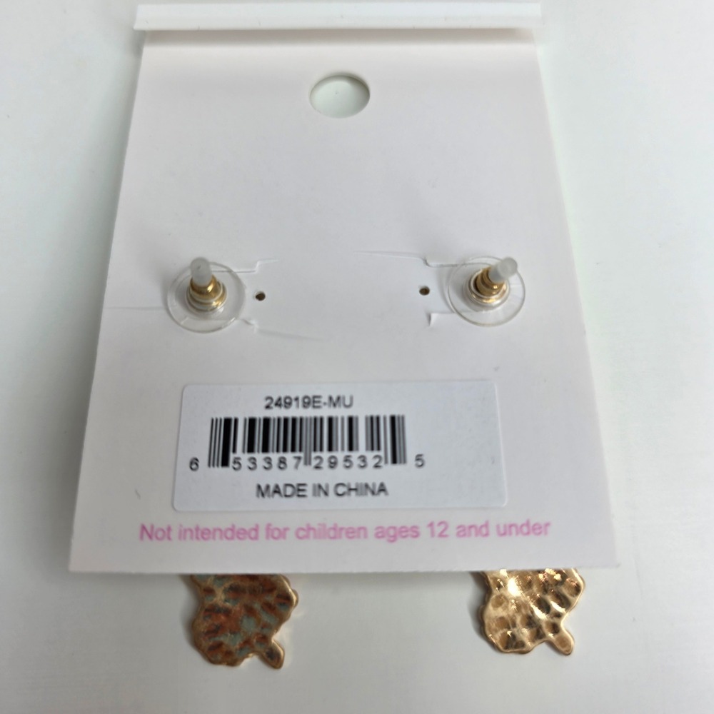 CANVAS STYLE Charming Heart Sunglasses Dangle Earrings Faux Pearl Stud NWT - Picture 5 of 5